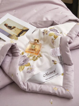 Одеяло MENCY Двухстороннее с простыней на резинке и наволочками ODMENDR007  фото 7