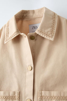 EMBROIDERED OVERSHIRT - Zara фото 5