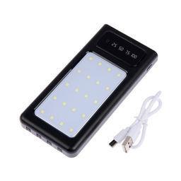 Внешний аккумулятор 485, 10000 мАч, кабели Type-C/Lightning/MicroUSB, фонарь, чёрный - Simaland фото 11