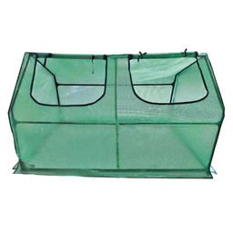 UGH-S30 L120 GREEN/GREEN Парник уличный, 120x60x60см. Металлическая труба в ПВХ, цвет зеленый. Тент из армированного полиэтилена 135г/м2, цвет сетки зеленый. TM ФитоЛето