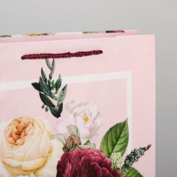 Пакет подарочный ламинированный, упаковка, Love, L 28?38?9 см