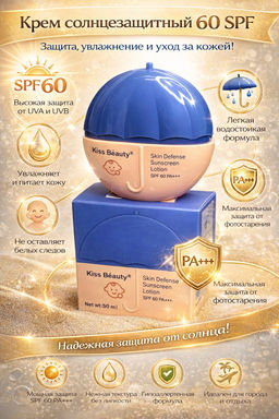 Крем солнцезащитный 60 SPFКрем солнцезащитный 60 SPF