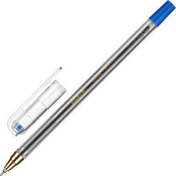 Ручка шариковая неавтомат. Attache Goldy, 0,3мм, син, масл,не б/манж  фото 2