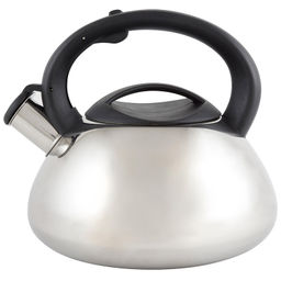Чайник со свистком 3,0 л нжс, полиров. цельномет. арт. MAL-109, 910071