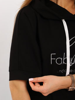 Футболка женская 6-207а (черный)