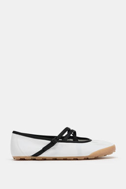 BAILARINA DEPORTIVA TIRAS / Blanco - Zara фото 2