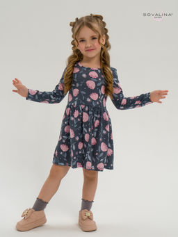 Платье Эля тюльпаны в дымке - Sovalina фото 21