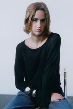 BASIC FINE KNIT SWEATER - Zara фото 23