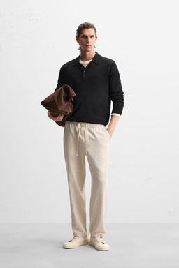 RELAXED FIT JOGGER WAIST TROUSERS - Zara фото 41