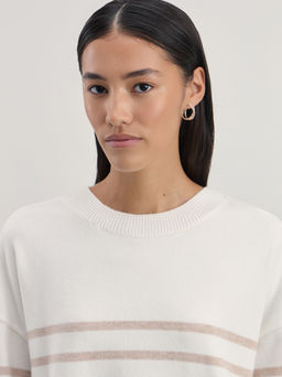 Джемпер в полоску из вискозы / Zarina  фото 6