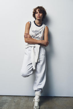 SLOGAN SLUB T-SHIRT - Zara фото 17