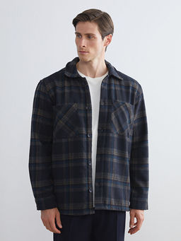 Rahat Kal?p Ekose Erkek G?mlek Ceket