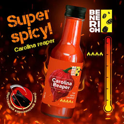 Соус с каролиной рипер 2 Супер острый 100 мл