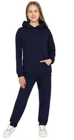 CRB wear/CWJG 90199-41 Костюм для девочки (толстовка, брюки),темно-синий/Ex.Cherubino