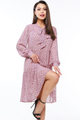 Многоярусное платье с бантом - Dstrend фото 12