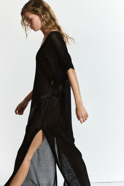 Vestido playero en punto pointelle - H&m фото 4