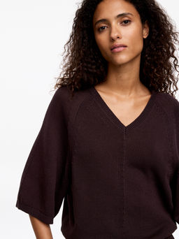 Top de punto con cuello de pico - H&m фото 5