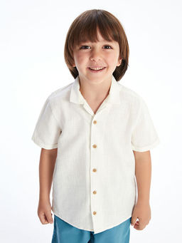 Resort Yaka Erkek ?ocuk G?mlek ve Pantolon 2li