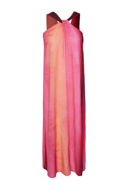 TRENDYOLMILLA Pembe Duz Kesim Yaka Detayl? Maxi Dokuma Elbise TWOSS24EL00387 фото 15