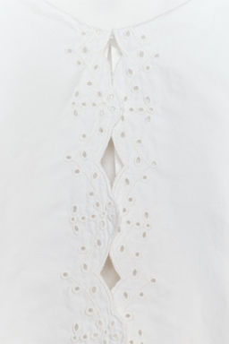 POPLIN SHIRT WITH PETER PAN COLLAR - Zara фото 7