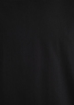 Siyah Basic Tisort - Mavi фото 6