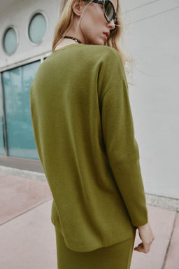 LONG KNIT JUMPER - Zara фото 11