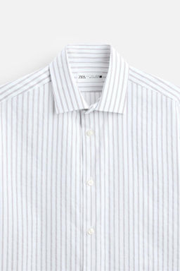 TEXTURED STRIPE SHIRT - Zara фото 8