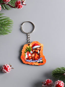 Набор брелоков для ключей на кольце «Новый год. Лошади», 5 шт., 4.5 см