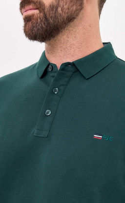 Поло д/р F421-07-7021 green - Fine joyce фото 4