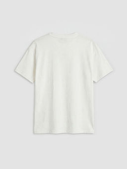 Kabartma Bask?l? Erkek ?ocuk Ti??rt