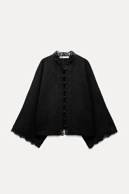 WIDE SLEEVE KNIT JACKET - Zara фото 6