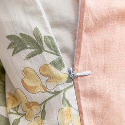 Комплект постельного белья Люкс Сатин 100% хлопок A353 Евро 4 Наволочки