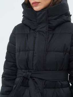 Пальто зимнее LFW487N.19B.BLACK - Lab fashion фото 6