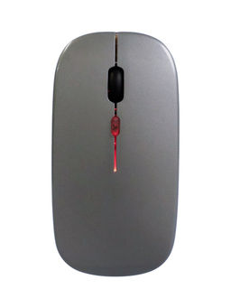 Мышь MB-2.4 беспроводная, оптическая, подсветка, 800-1600 dpi, USB, Bluetooth, серая