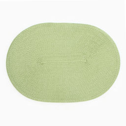 Салфетка сервировочная «Овал», светло-зелёная, 45×30 см