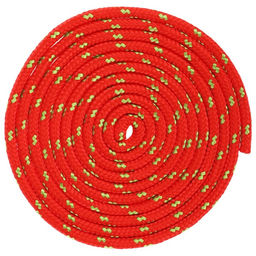 Скакалка гимнастическая Grace Dance, 3 м, цвет оранжевый/салатовый  фото 2