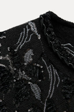 SEQUINNED KNIT CARDIGAN - Zara фото 8