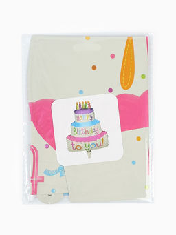 Цена за 2 шт. Воздушный шар фольгированный 24" «Торт»