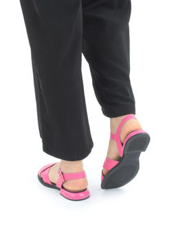 08-PEAG82-3 DK. PINK Босоножки женские (натуральная кожа)