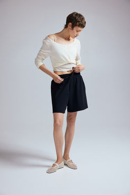 Pantalon corto en sudadera
