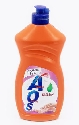 AOS средство д/мытья посуды 450мл Бальзам Алоэ (К-1112-3/1508-3)