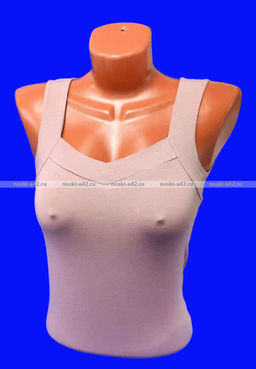 Цена за 1 шт. Майки женские Miss Emma Турция широкие бретели арт. 10023 ПУДРОВЫЙ