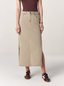 CONTE CON-946 Юбка джинсовая женская peanut