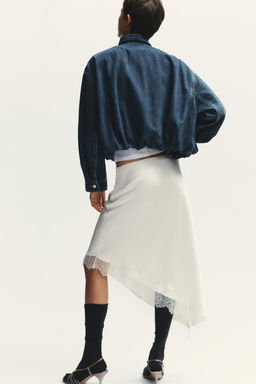 SATIN LACE SKIRT - Zara фото 6
