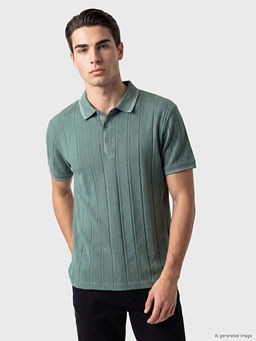 Polo Yaka ?izgili Erkek Ti??rt