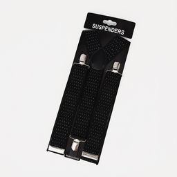 Подтяжки взрослые, ширина 2,5 см, цвет чёрный - Simaland фото 3