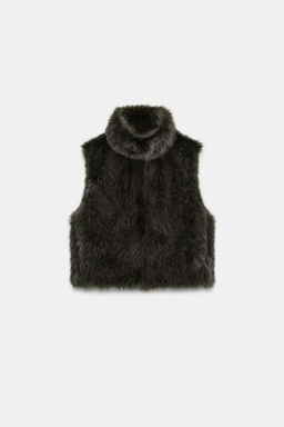 FAUX FUR GILET - Zara фото 6