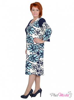 Платье Модель №1190 размеры 44-84 - Plusmoda фото 9