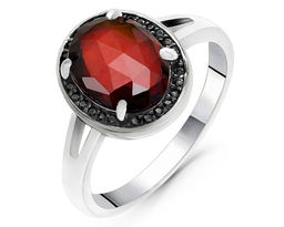 Кольцо, гранат , шпинель, Валинта
