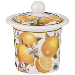 ЧАЙНИК СТЕКЛЯННЫЙ С ФАРФОРОВЫМ СИТОМ LEFARD ФРУКТЫ 600 МЛ